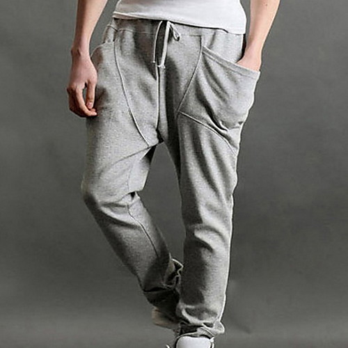 

Men's Street chic Chinos Pants - Solid Colored Black Blue Gray US32 / UK32 / EU40 US34 / UK34 / EU42