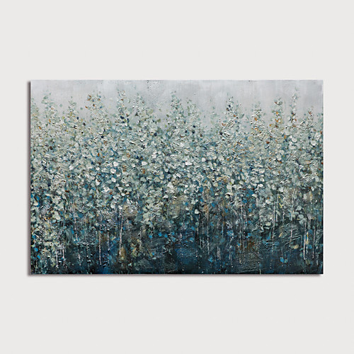 

Oil Painting Hand Painted - Abstract Landscape Modern Stretched Canvas