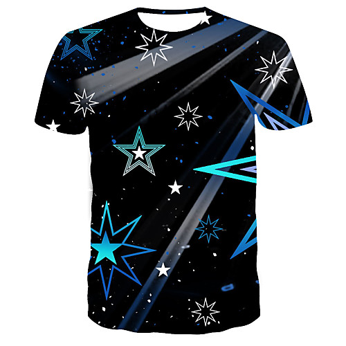 

Men's Daily T-shirt - 3D Print Black