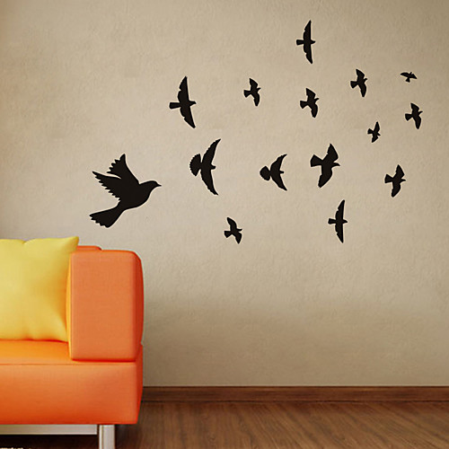 фото Декоративные настенные наклейки - плоские настенные наклейки для птичьих комнат / офис / детская комната lightinthebox