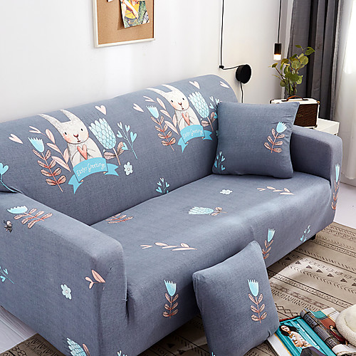 

большой напечатанный чехол для дивана эластичный чехол для дивана чехлы на 3 подушки дивана с одной бесплатной наволочкой