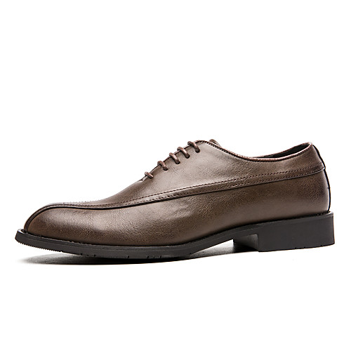 

Men's Formal Shoes Nappa Leather Spring & Summer / Fall & Winter British Oxfords Non-slipping Black / Brown / Party & Evening