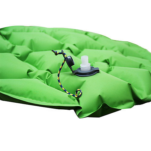 фото Надувной спальный коврик надувной матрас на открытом воздухе походы легкость тпу 200555 cm для 1 - 2 человека восхождение пляж походы / туризм / спелеология зеленый синий lightinthebox