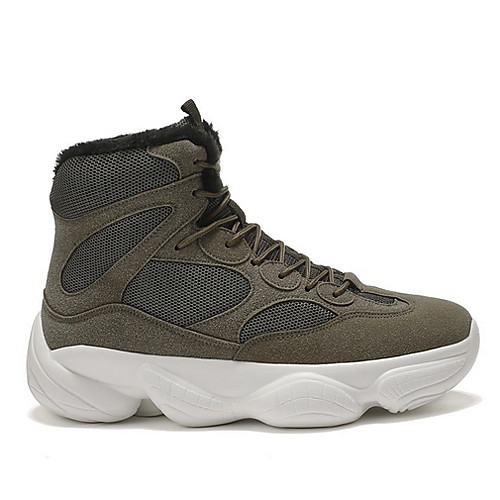 

Men's Comfort Shoes Mesh Fall & Winter Athletic Shoes Black / Army Green / Beige