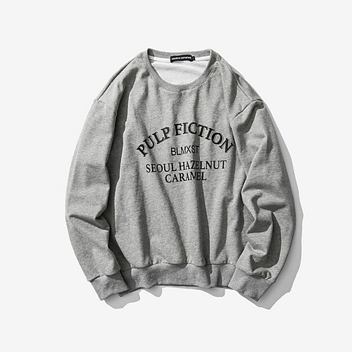

Men's Casual Sweatshirt - Letter Black US40 / UK40 / EU48