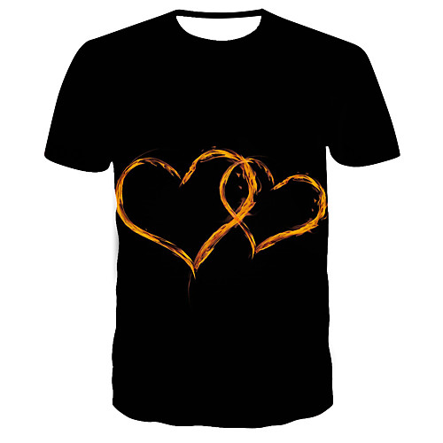 

Men's Daily T-shirt - 3D Print Black