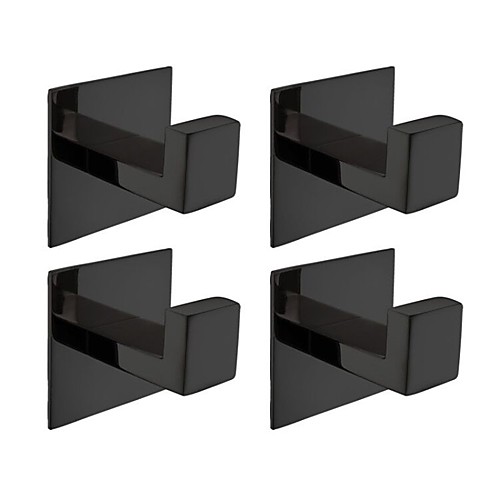 

Bathroom Accessory Set / Towel Bar / Robe Hook New Design / Self-adhesive / Multifunction Contemporary / Antique Stainless Steel 4pcs - Bathroom Wall Mounted
