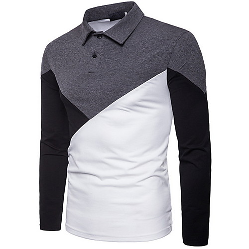 

Men's Daily Shirt - Color Block Black