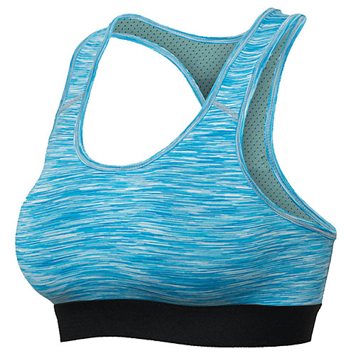 

Women's Sports Bra Top Sports Bra Bra Top Cross Back Running Fitness Jogging Breathable Quick Dry Freedom Padded Light Support Black Blue Solid Colored