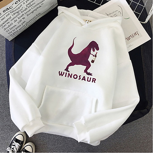 

Women's Casual Hoodie - Character White S
