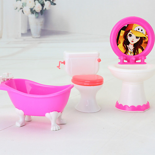 

Children'S Play Beach Toys Doll Accessories, Bath Toys Birthday Gift (Without Baby)