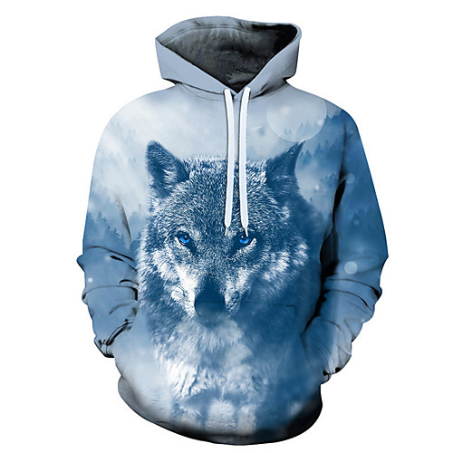 

Men's Casual / Halloween Hoodie - 3D / Cartoon / Skull White US32 / UK32 / EU40