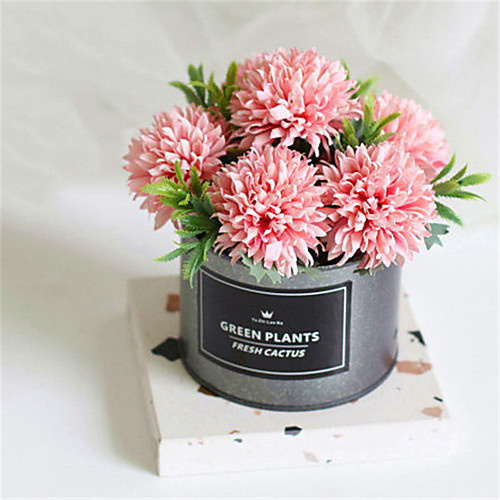 

1 Set Simulation Flowers Creative Chrysanthemum Sweet Cute Artificial Flowers Display