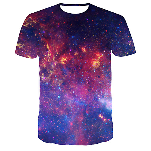 

Men's Daily Basic T-shirt - 3D Rainbow