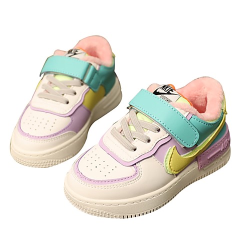 

Девочки Удобная обувь Синтетика Кеды Маленькие дети (4-7 лет) Лиловый / Розовый Осень
