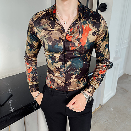 

Men's Daily Shirt - Floral Blue