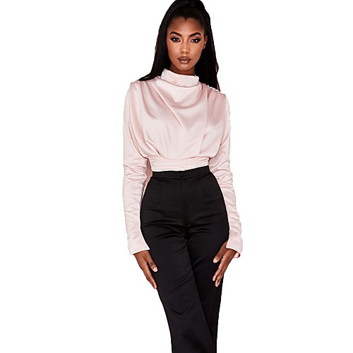 

Women's Daily T-shirt - Solid Colored Black