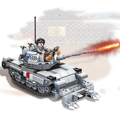 

Конструкторы 480 pcs Армия совместимый Legoing моделирование Военная техника Танк Все Игрушки Подарок / Детские