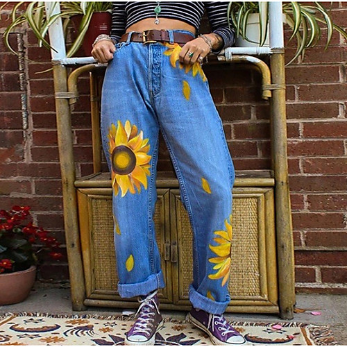 

Women's Basic Chinos Pants - Solid Colored Black Blue Royal Blue S M L