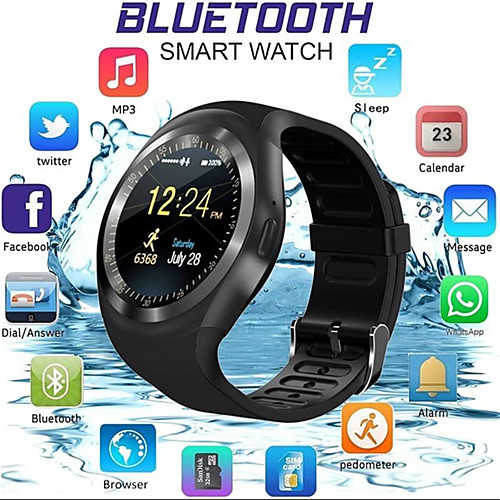 

Smartwatch Digital Modern Style Sporty PU Leather 30 m Water Resistant / Waterproof Bluetooth Smart Digital Casual Outdoor - Black White Blue