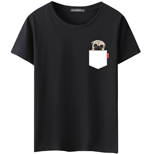 

Men's Weekend Basic T-shirt - Geometric / Graphic Print Black