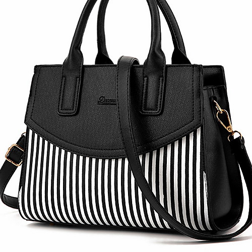

Women's Zipper PU Crossbody Bag Solid Color Black / White / Blue