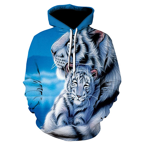 

Men's / Women's Work / Casual Hoodie - 3D Blue S
