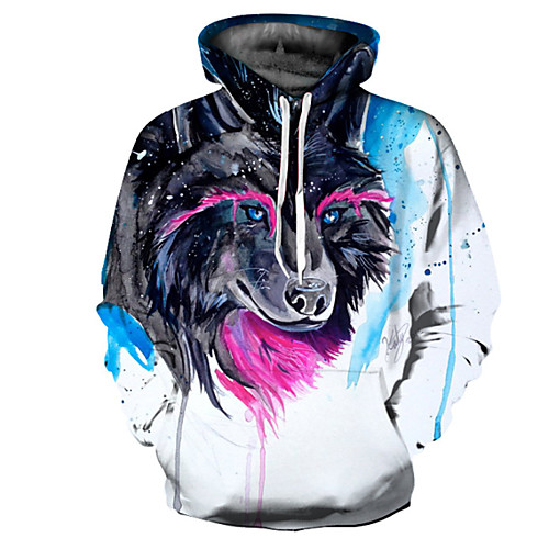 

Men's Basic Hoodie - 3D Rainbow US32 / UK32 / EU40