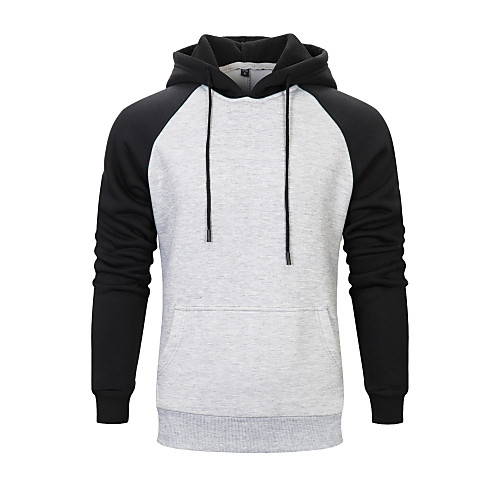 

Men's Sports & Outdoors / Basic Hoodie - Color Block Yellow US34 / UK34 / EU42