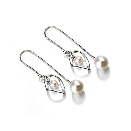 

Women's Earrings Hollow Out Flower Stylish Earrings Jewelry Silver For Gift Daily 1 Pair