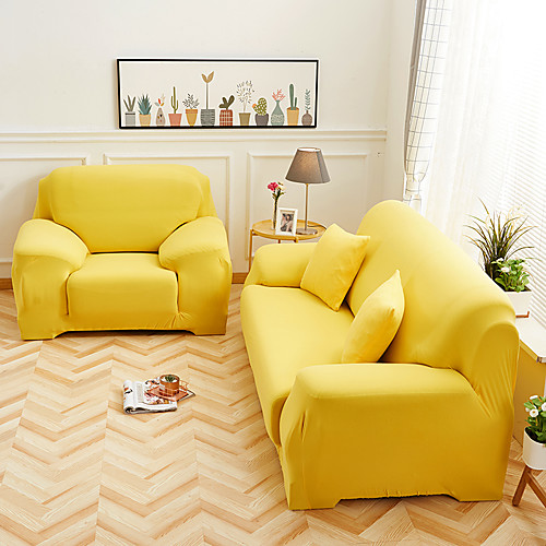 

Sofa Cover Solid Colored Printed Polyester Slipcovers