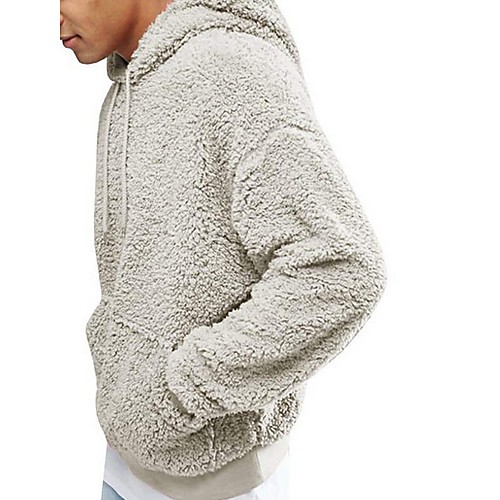 

Men's Casual Hoodie - Solid Colored Black US32 / UK32 / EU40