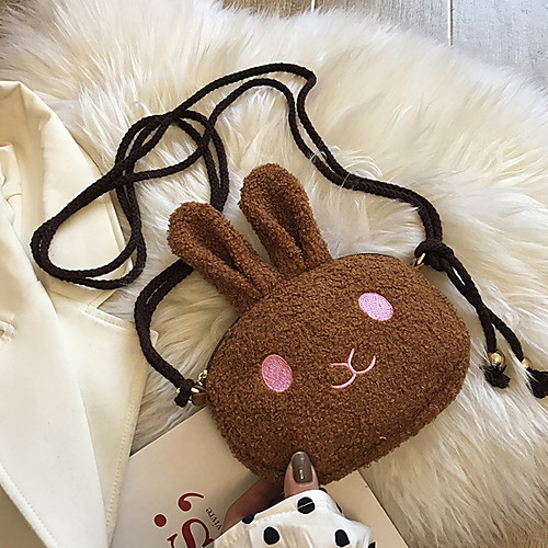 

Women's Corduroy Crossbody Bag Solid Color Brown / White / Blushing Pink