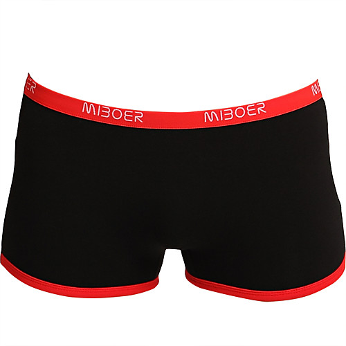 

Men's Basic Boxers Underwear - Normal Low Waist Black White Blue M L XL