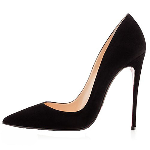 

Women's Heels Stiletto Heel Pointed Toe Faux Leather Casual / Minimalism Walking Shoes Fall / Spring & Summer Black / Party & Evening / Daily / Party & Evening