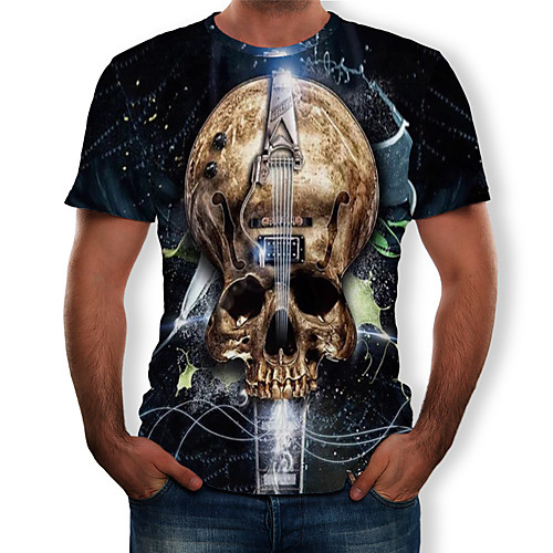 

Men's Daily T-shirt - 3D Print Black