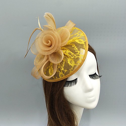 

Перья / Сеть Fascinators / Головные уборы / Аксессуары для волос с Пух / Цветы 1 шт. Свадьба / Особые случаи Заставка