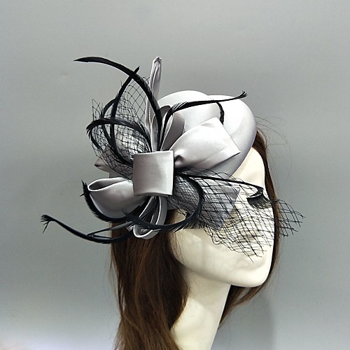 

Перья / Сеть / Ткань Fascinators / Головные уборы / Аксессуары для волос с Пух / Бант / Кепки 1 шт. Свадьба / Особые случаи Заставка