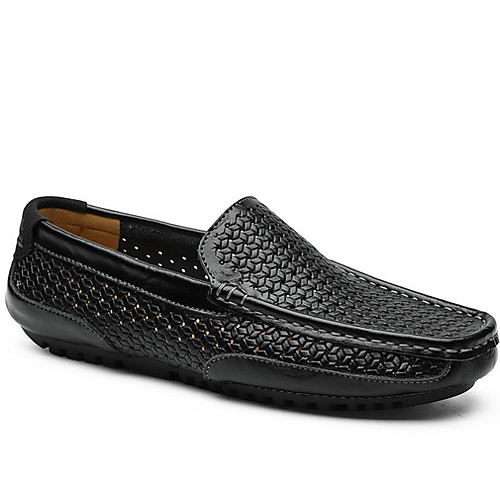 

Men's Comfort Shoes PU Fall & Winter Loafers & Slip-Ons Black / Brown / Blue
