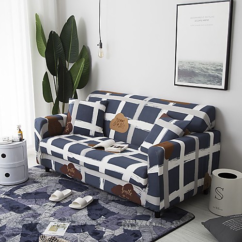 

большой напечатанный чехол для дивана эластичный чехол для дивана чехлы на 3 подушки дивана с одной бесплатной наволочкой