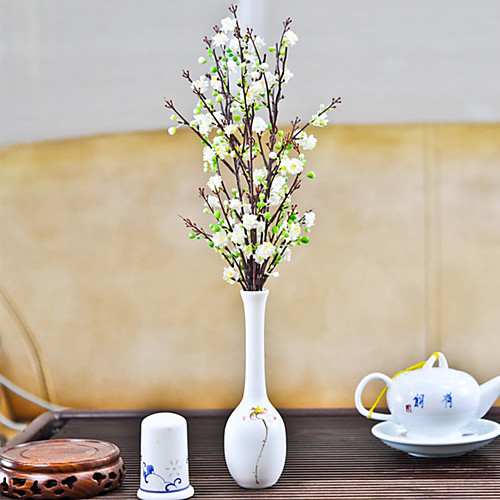 

Artificial Flowers 1 Branch Classic Simple Style Pastoral Style Plum Tabletop Flower