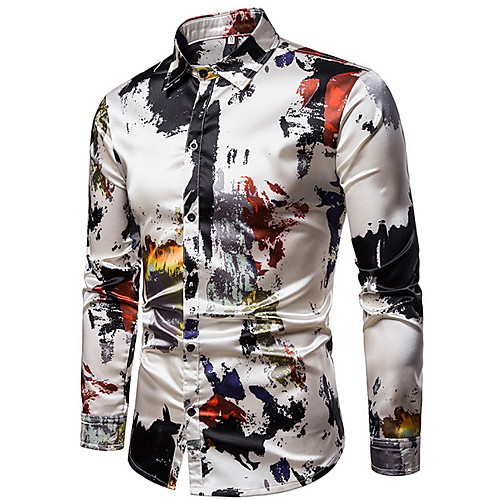 

Men's Daily Shirt - Color Block White