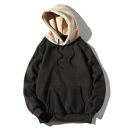 

Men's Basic Hoodie - Color Block Black US32 / UK32 / EU40