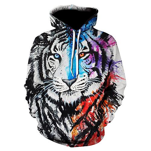 

Men's / Women's Work / Casual Hoodie - 3D Rainbow S