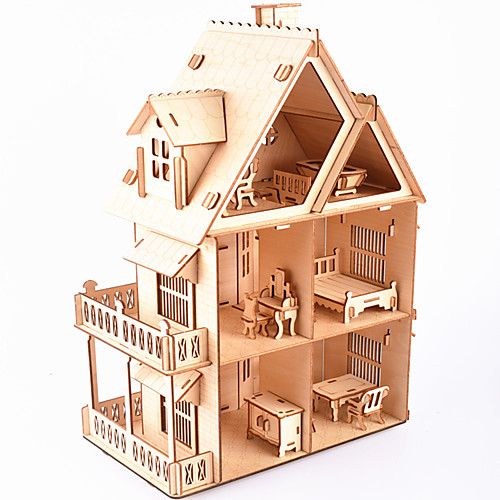 

3D Puzzle Wooden Puzzle Architecture Simulation Hand-made Wooden 218 pcs Kid's Adults' All Toy Gift