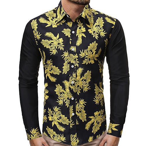 

Men's Daily Shirt - Floral Black