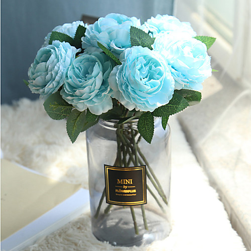 фото Красивый пион искусственные цветы шелк маленький букет вечеринка весна свадебные украшения поддельный цветок lightinthebox