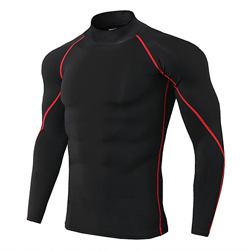 

JACK CORDEE Men's Long Sleeve Compression Shirt Cycling Jersey Winter Elastane Polyster Black White Green Bike Compression Clothing Top Mountain Bike MTB Road Bike Cycling Thermal / Warm Quick Dry