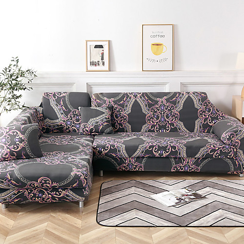 

Big Printed Sofa Cover Stretch Couch Cover Sofa Slipcovers for 3 Cushion Couch with One Free Pillow Case