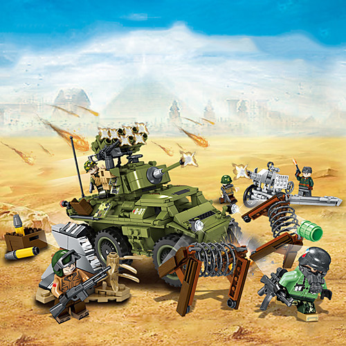 

Конструкторы 616 pcs Армия совместимый Legoing моделирование Танк Все Игрушки Подарок / Детские
